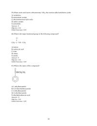 Chapter 18 When acetic acid reacts with ammonia, NH3, the reaction called