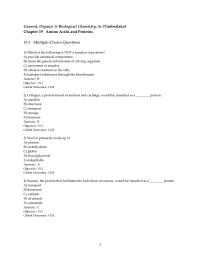 Chapter 19 Which of the following is NOT a function of proteins