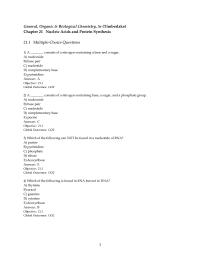 Chapter 21 Thymine and Guanine are a complementary base pair that forms 2 hydrogen