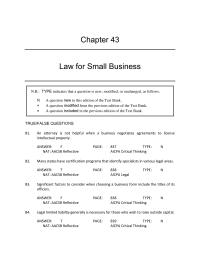 Business Law Chapter 43 Legal limited liability generally is necessary for those who wish to raise