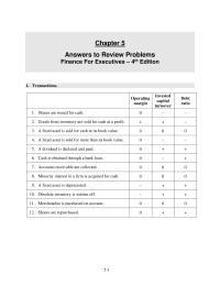 Finance Chapter 5 the former refers to the return on the assets used to generate the&nbsp;