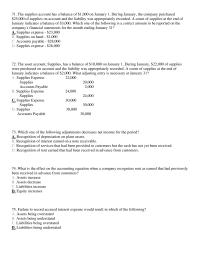 Chapter 4 2 Which One The Following Adjustments Decreases