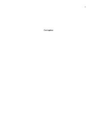 Corruption Abstract