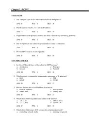 Chapter 2 Fragmentation of IP packets is normal and doesn’t present&nbsp;