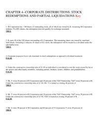 Chapter 4 Individual Owns The 100 Shares Corporation