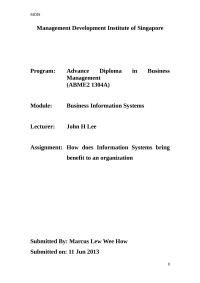 Information system