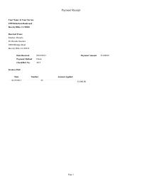 Section 1-3 Payment Receipt Your Name At Your Service