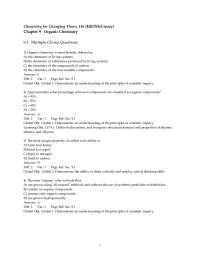 Chapter 9 1 Organic chemistry is most broadly defined as