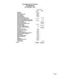 Section 1-10 Cash Accounts Receivable Office Supplies Prepaid Insurance&nbsp;