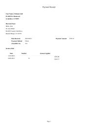 Section 2-11 Payment Receipt Your Name’s Ultimate&nbsp;Country Club Drive&nbsp;