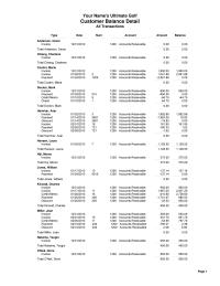 Section 2-17 Ultimate Golf Customer Balance Detail All Transactions Type Palm&nbsp;
