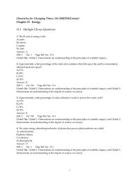 Chapter 15 1 Burning 1.000 mol of methane in oxygen to form carbon dioxide