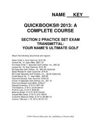 Section 2-qb Unpaid Bills Detail&nbsp;Specialty Golf Clothes