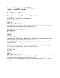Chapter 21 1 One of the major problems with the use of household chemicals