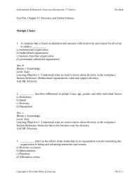 Chapter 15 1 Diversity Building Inclusive Work Environment That Allows