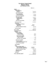 Comprehensive Exam-20 Long Term Liabilities Store Equipment & Fixtures Loan