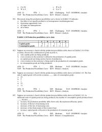 Chapter 2 Suppose an economy is faced with the production
