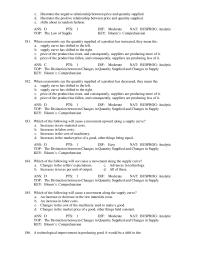 Chapter 3 Which of the following will not cause a movement along the supply