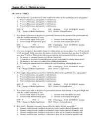 Chapter 4 what would be the effect on the equilibrium price and quantity