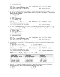 Chapter 6 &nbsp;what is the marginal utility per dollar for each of the three