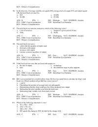 Chapter 7 The total fixed cost remains constant as which of the following varies