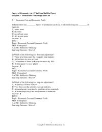 Chapter 5 1 The Short Run The Period Time Over