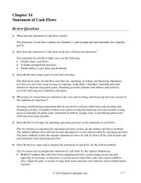 Chapter 14 Homework Current Assets Other Than Cash Decrease Current