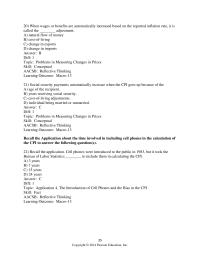 Chapter 12 3 When wages or benefits are automatically increased based