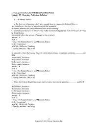 Chapter 17 1 Federal Reserve Stimulate Sluggish Economy a Print More