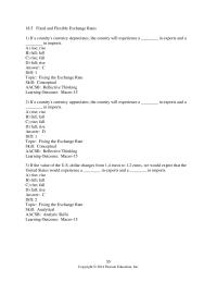 Chapter 18 4 The efforts of nations to influence exchange rates are known as