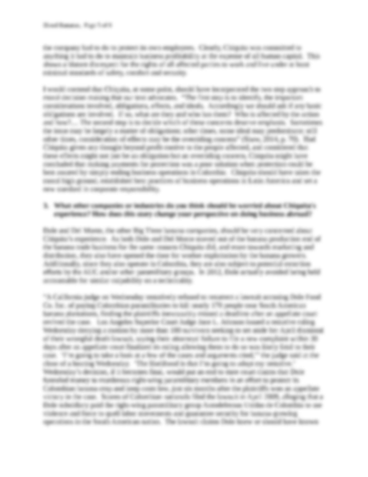 Chiquita banana case image