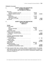 Chapter 3 Homework Analysis Commissions Earned Salespeople During January Paid