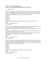 Chapter 3 By evaluating cost and benefits using competitive market prices