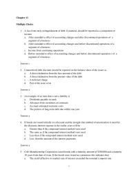 Chapter 11 Unamortized Debt Discount Should Reported The Balance