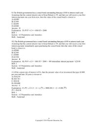 Chapter 4 The British government has a consol bond outstanding&nbsp;