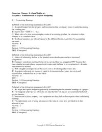 Chapter 8 The opportunity Cost Using Resource The Value Could