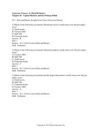 Chapter 10 Historical Returns Stocks And Bonds skill Analytical Assume