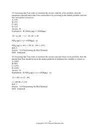 Chapter 11 Assuming that Tom wants to maintain the current volatility