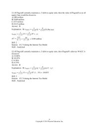 Chapter 15 If Flagstaff currently maintains a debt to equity