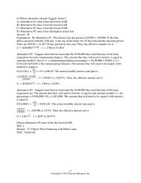 Chapter 27 Which alternative should Taggart choose