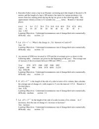 Chapter 2 The Graph Y Shown Below Arrange The