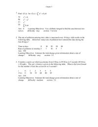 Chapter 5 Approximate Using Righthand Sum With Subdivisions