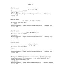 Chapter 10 How much money is in the account right before the 11th deposit