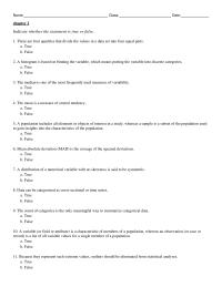 Chapter 2 The median is one of the most frequently used measures&nbsp;