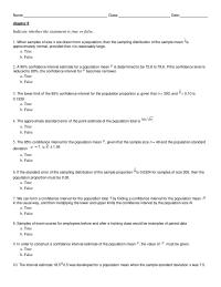Chapter 8 Us Cities Assume That The Population Consists