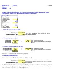 Finance Chapter 5 Homework What The Bonds Yield Call Here Can