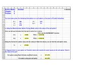 Finance Chapter 8 Homework Suppose there is a put option on Puckett’s stock with exactly&nbsp;