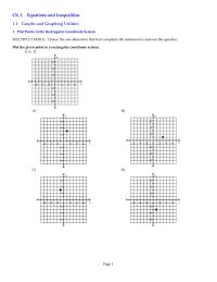 Chapter 1 The table of values was generated by a graphing utility with