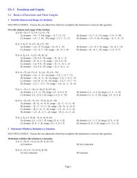 Chapter 2 Absolute Value Function Standard Cubic Function Page