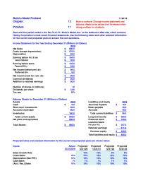 Finance Chapter 12 Homework Actual Projected Projected Projected Projected Calculation&nbsp;